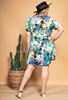 Picture of PLUS SIZE SUMMER PRINT SWING DRESS